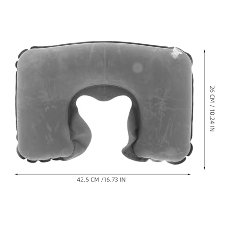 Set 2 Almohadas inflables algodón 42.5x26 cm portátil miniatura 2