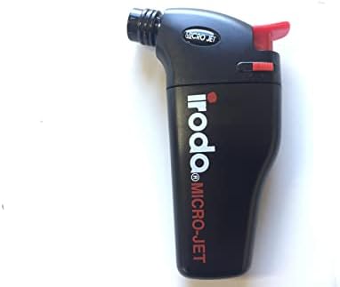 Iroda MJ-300 MICRO-JET Cordless Refillable Butane Torch (Black)