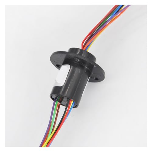 Micro-bagues collectrices 8 canaux 2A connecteur rotatif miniature 12,5 mm