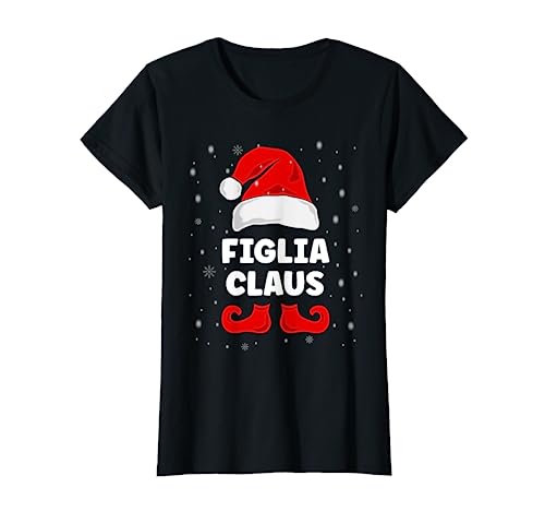 Figlia Claus Natale Maglione Famiglia Divertente