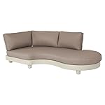 OUTLIV. Santa Barbara Ecklounge Aluminium Braun