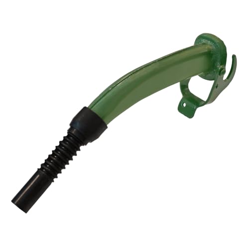 Faithfull Jerry Can Spout Metal Fuel Pouring Nozzle with Flexible Rubber Tip Leak-Free Gasket Seal Detachable Nitrile Rubber Nozzle & Durable Construction for Metal Jerry Cans