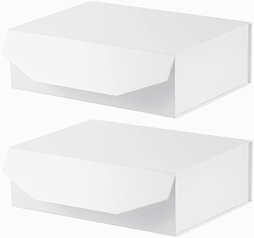 Vista 215 de 5 cajas de regalo de color oro rosa de 9.5 x 7 x 4 pulgadas con tapas para regalos, caja de regalo magnética, pequeñas cajas de regalo