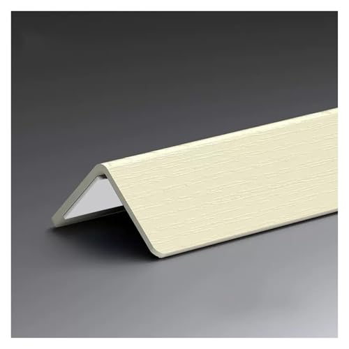 Protection d'angle étanche et anti-choc en PVC beige pour habillage mural