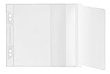 für eine CD Veloflex 4366100 CD/DVD Hüllen zum Abheften für 1 CD, CD Aufbewahrung CD Schutzhüllen CD Boxen, 100er Packung