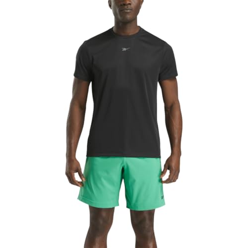 Reebok Men's ID Train SS Tech T-Shirt, Black, L