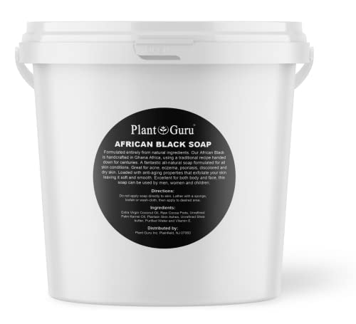 African Black Soap Paste 8 Lbs. Bulk Wholesale - 100% Raw Pure Natural From Ghana. Acne Treatment, Aids Against Eczema & Psoriasis, Dry Skin, Scars And Dark Spots. Great For Pimples, Blackhead. #TOP8