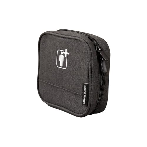 Image of ROWNYEON Empty First Aid Kit Bag - Portable Medical Organizer Pouch for Emergency Supplies, Travel, Home and Car (No Medicines Included)