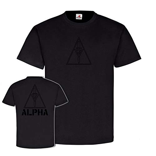 T-shirt Delta Force Alpha sw Type 2 Noir, la coupe ample XXXXL idéale