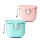 Amplias aplicaciones: el dispensador de leche en polvo es fácil de abrir y cerrar.La gran capacidad se adapta perfectamente a la mano y los bolsillos, almacenamiento ideal para leche en polvo, fórmula, café, té, especias, frutas, bocadillos, etc.