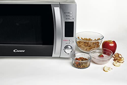 Candy-X-Range-CMXG20DS-Microondas-con-Grill-20L-1050W-5-Niveles-de-Potencia-Digital-40-Programas-Bloqueo-Seguridad-Plato-255CM-Grill-Rack-Express-Cooking-Temporizador-App-simply-Fi-Inox Candy-X-Range-CMXG20DS-Microondas-con-Grill-20L-1050W-5-Niveles-de-Potencia-Digital-40-Programas-Bloqueo-Seguridad-Plato-255CM-Grill-Rack-Express-Cooking-Temporizador-App-simply-Fi-Inox