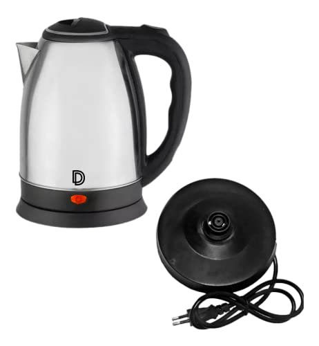 Chaleira Elétrica 127v Inox 1,8L 1.100W Dubai Base Destacável Aquecimento Rápido Multifuncional