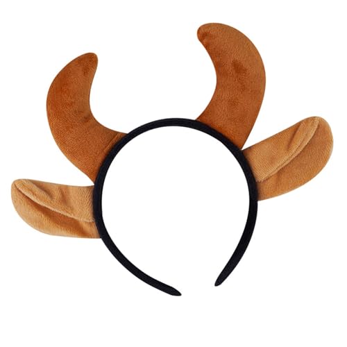 Festival Horn Hair Band Lightweight Design Halloween Party Supply Comfortable Wear Wear Multi Scene Use Unisex Halloween Hairban