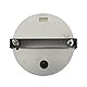ELING Wasserdichter Drehzahlmesser Drehzahlmesser mit Betriebsstundenzähler 0-4000RPM 85mm 9-32V mit Hintergrundbeleuchtung