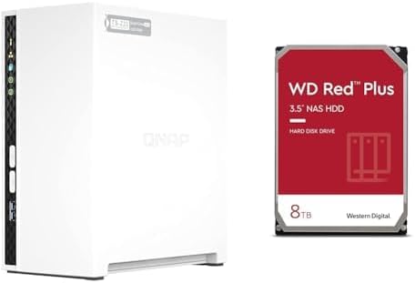 QNAP (キューナップ) NAS キット 2ベイ ホーム向け TS-233 /AZ スマホ対応 スリムデザイン 6ヵ月延長保証 /