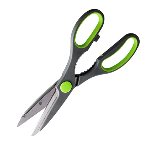 Nirosta Tijeras con Abrebotellas, Acero Inoxidable, Grey- Green, 21 x 5.5 x 1.1 cm Cover