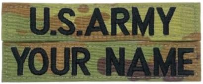2 Pieces Custom Multicam OCP Name Tapes (Sew on or with Hook Fastener)