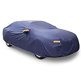uxcell 3XL Purple Car Cover Outdoor Weather Waterproof Breathable Scratch Rain Snow Heat Resistant 490 x 180 x 160cm