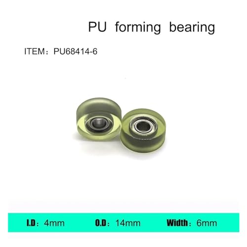Roulement polyuréthane PU68414-6 pour supprimer le bruit de friction - 5