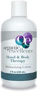 Organic Excellence Daily Organic Moisturizing Hand and Body Lotion Made with Shea Butter, Cruelty-Free, All Natural, Unscented, 8 Ounce Bottle