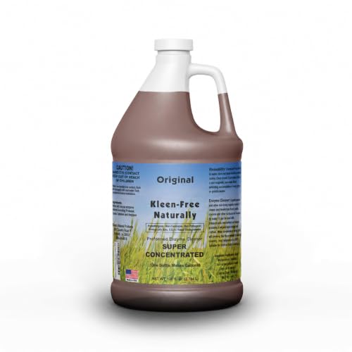 Kleen Free Naturally Preformed Enzyme Cleaner, Enzyme Solution, Multi-Purpose Cleaner, Laundry Additive and More - Concentrate - Original Scent - 128oz (1 Gallon)