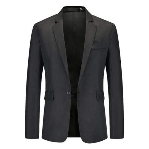 Men's Long-Sleeved Formal Blazer with Shawl Lapel Lightweight Blazer3