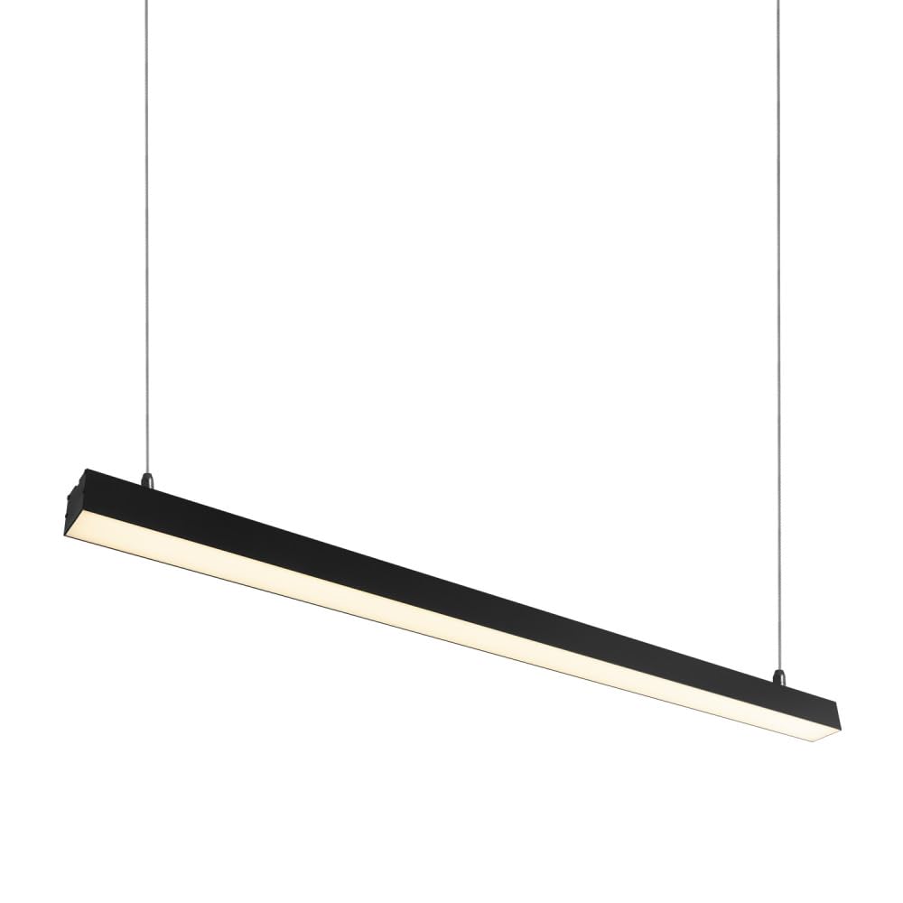 Luminaria Lineal LED Philips 2835 120Cm 40W 6000Lm 2700ºK IP40 Acabado Negro [1916-NSLNL1200MM-P-WW] | Greenice