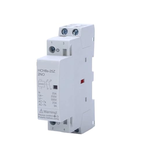Contacteur CC DC24V bobine 25A pour tableau électrique rail DIN