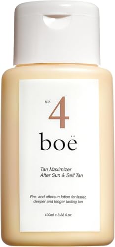 Boë Loción corporal autobronceadora con ácido hialurónico, hidratante, para todo tipo de pieles, 100 ml