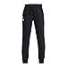 Under Armour boys Rival Fleece Joggers , (001) Black//White , Medium
