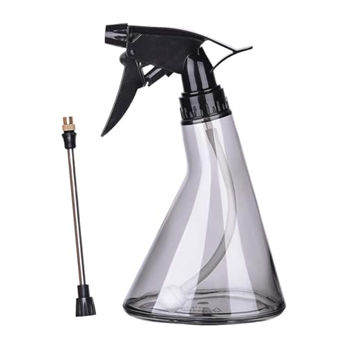 Pulverizador resistente, contenedor de botella de niebla a prueba de fugas, frasco dispensador de 300 ml con boquilla, pulverizador recargable, limpiador de utilidad con accesorio moderno para