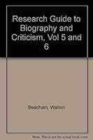 Research Guide to Biography and Criticism: Literature (Vols 1 and 2) 093383327X Book Cover