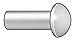 Rivet, Round, 1/4 Dia, 5/8 In L, PK50