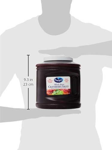 Ocean Spray Whole Cranberry Sauce, Resealable Container, 101-Ounce