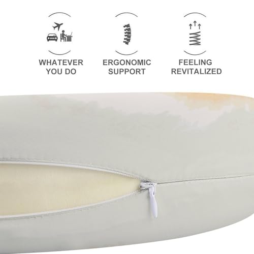 Almohada U de espuma viscoelástica tamaño único miniatura 5