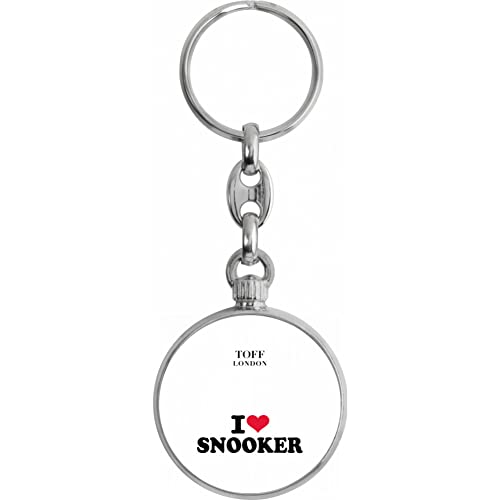 Llavero de I Love Snooker el regalo ideal para sorprender a jugadores de billar