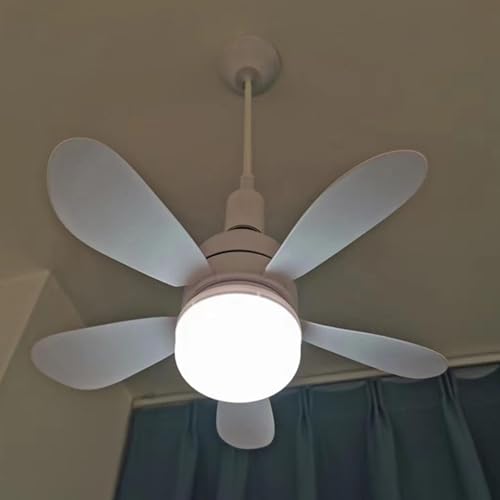 Ventilador con bombilla de bajo consumo con cuatro velocidades y luz integrada 3