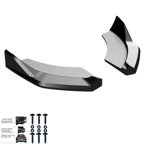 Oneway Jupes de pare-chocs arrière (coins) compatible avec Cupra Terramar (KP1) 2024- - Noir brillant – vue 9