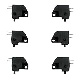 UltAlt 3 Pair Motorcycle Brake Light Switch Replacement Universal Motorcycle Front Left Right Brake Light Stop Clutch Light Switch for Honda Kawasaki Suzuki Yamaha Mini Bike ATV Quad Dirt Bike Scooter