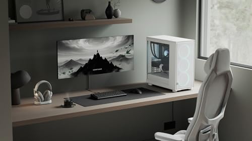 Gabinete para PC Fractal Design Epoch XL Blanco RGB con Vidrio Templado Transparente y Alta Ventilación - Panel Frontal de Malla - Incluye 3 Ventiladores Momentum 14 RGB miniatura 5