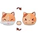 TeeTurtle Reversible Latte Cat Scented Plushie - 4-Inch Two-Sided Flip Plush Toy with Embroidered Details - Cute Mini Collectible Plush for Kids, Teens, and Adults