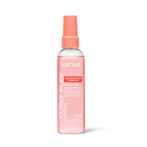 Huile KATIVA Curly Plex pour sublimer vos boucles naturelles au quotidien