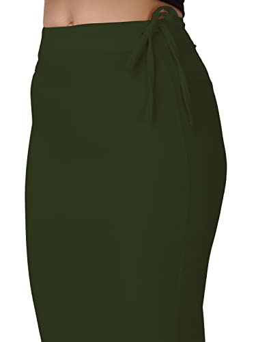 Image of Mehrang Microfiber Saree Shapewear Petticoat for Women, Cotton Blended Shape Wear Dress for Saree