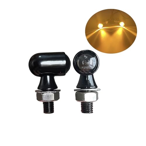 Clignotant de moto feux signalisation mini indicateurs ambre 12V