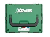 SPAX Montagekoffer L-BOXX groß, Elektriker-Set inkl. 1.200 Halbrundkopfschrauben in 14 Abmessungen, 250 passenden Dübeln und 6 T-STAR plus Bits – Ansicht 3