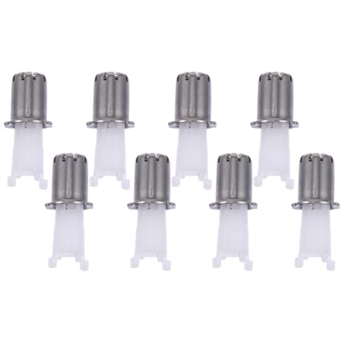 CAXUSD 8 Cabezales Reemplazables para Cortapelos de Nariz en Acero y Abs, Accesorios Multiusos y Desmontables para Depilador Nasal y Vello de Oreja