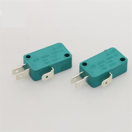 Interruptor de límite KW3-0Z AC 16A para repuesto de electrodomésticos y microondas pack de 2 2