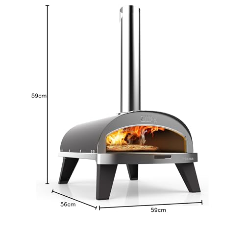 Ziipa Piana Forno A Legna Per Pizza Colore Ardesia - 10