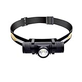 D10 5W XML-2 IPX6 Impermeable Diadema Luz Impermeable 1200LM Carga USB Linterna frontal LED para exteriores