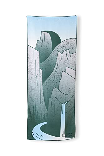 Nomadix National Parks Collection Handtuch - perfekt für Yoga, Camping, Strand und Reisen (Yosemite Valley Tageshandtuch, einseitig) Cover